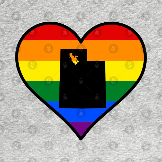 Utah Gay Pride Heart by fearcity